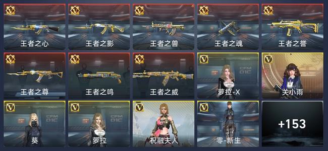 穿越火线：枪战王者V5 8王者 159英雄武器 8英雄角色 238万化 专家S
