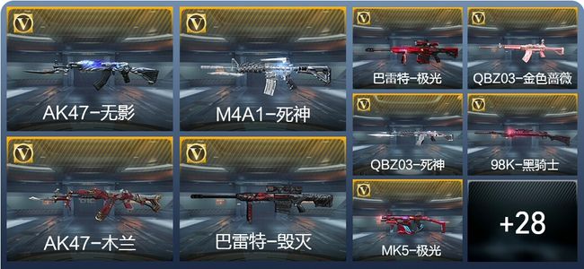 穿越火线：枪战王者V1 62英雄武器 新锐