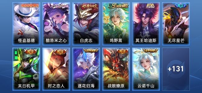 王者荣耀【苹果版】V6 9传说 45史诗 142皮肤 永恒钻石III