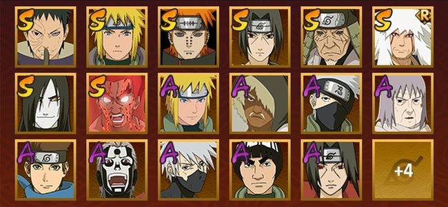 火影忍者V1 8S忍 13A忍 21忍 100W内战力 见习