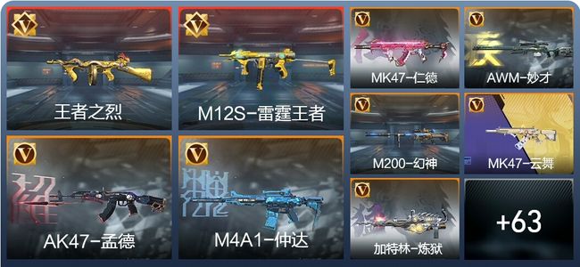 穿越火线：枪战王者V9 165英雄武器 新锐