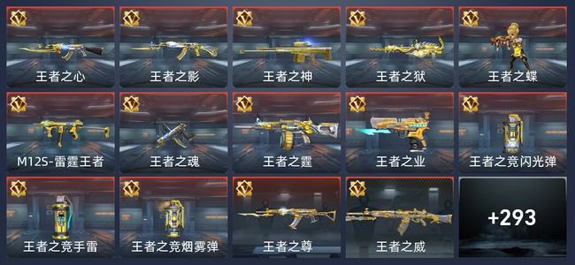 穿越火线：枪战王者V6 14王者 301英雄武器 6英雄角色 555万化 专家S