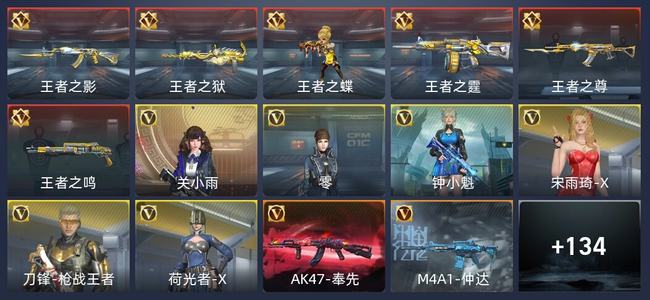 穿越火线：枪战王者V6 6王者 142英雄武器 6英雄角色 174万化 专家S