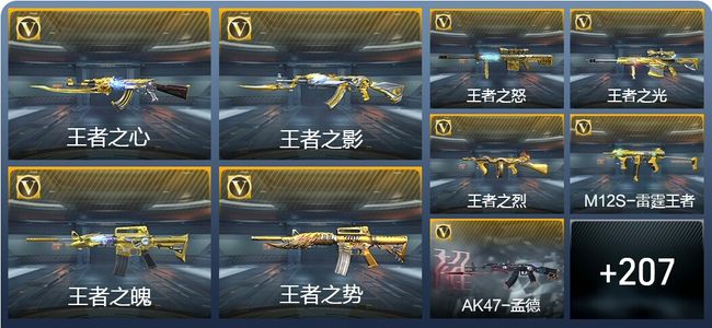 穿越火线：枪战王者V8 23王者武器 257英雄武器 8英雄角色 340万化 大师