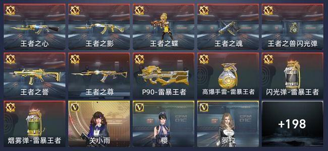 穿越火线：枪战王者V5 11王者 204英雄武器 9英雄角色 277万化 枪圣