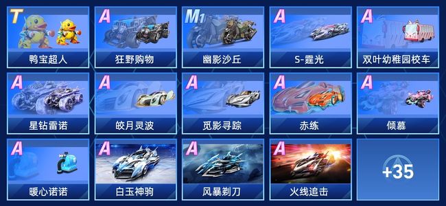 QQ飞车手游V5 1永久T车 31永久A车 49永久赛车 32宠物 男号 星耀