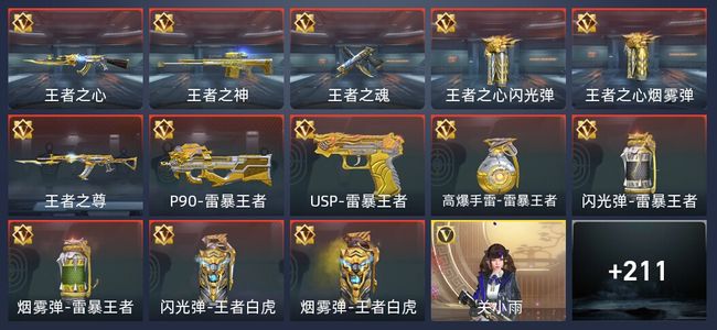 穿越火线：枪战王者V4 13王者 216英雄武器 9英雄角色 340万化 枪皇SS