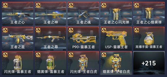 穿越火线：枪战王者14王者 220英雄武器 9英雄角色 340万化 枪皇SSS