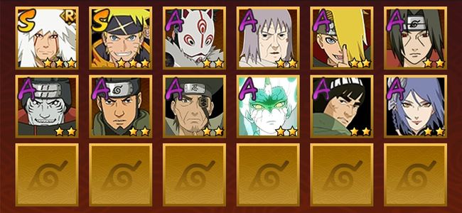 火影忍者2S忍 10A忍 46忍 275S碎片 12通灵 200W战力 中忍