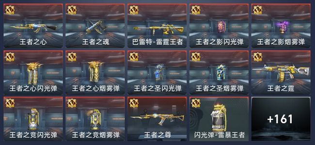 穿越火线：枪战王者17王者 166英雄武器 9英雄角色 197万化 专家S