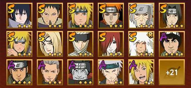 火影忍者V11 11S忍 27A忍 136忍 1437S碎片 16通灵 500W战力 中忍