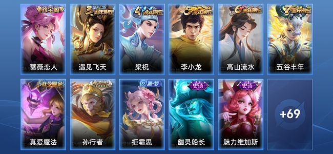王者荣耀16史诗 80皮肤 秩序白银III