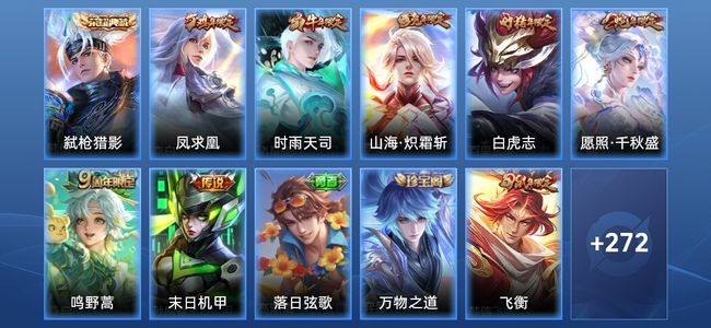 王者荣耀V7 1典藏 7传说 64史诗 283皮肤 无双王者
