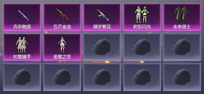 和平精英【苹果版】5升级枪 581套装 5印记