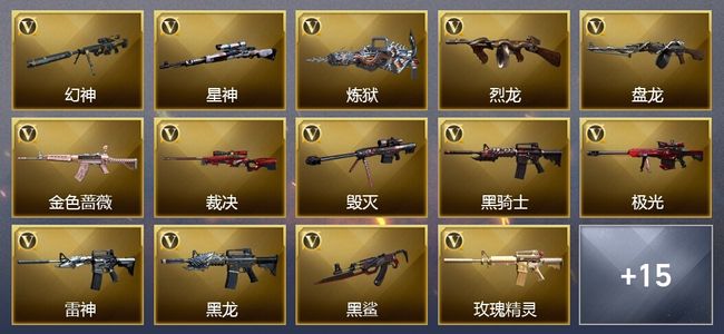 穿越火线（CF）2王者武器 44V武器 4V角色 可排位