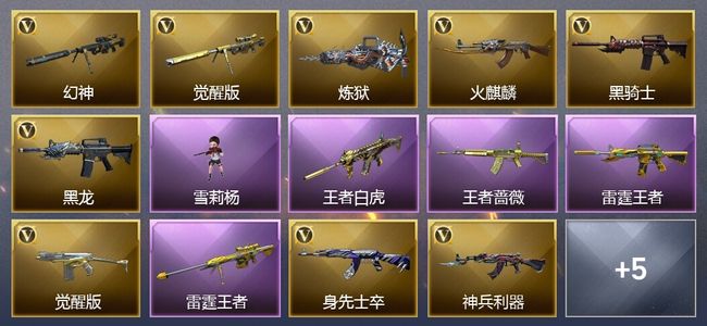 穿越火线（CF）4王者武器 16V武器 可排位