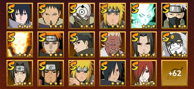 火影忍者V12 30S忍 49A忍 217忍 3384S碎片 21通灵 1000W战力 前500名 上忍