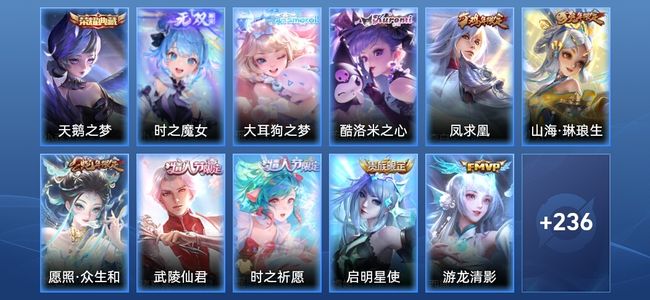 王者荣耀【苹果版】V8 1典藏 1无双 12传说 83史诗 247皮肤 荣耀黄金I