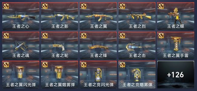 穿越火线：枪战王者V8 14王者 135英雄武器 5英雄角色 232万化 枪王SSS