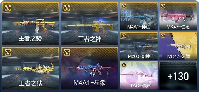 穿越火线：枪战王者V8 9王者武器 150英雄武器 3英雄角色 362万化 枪神