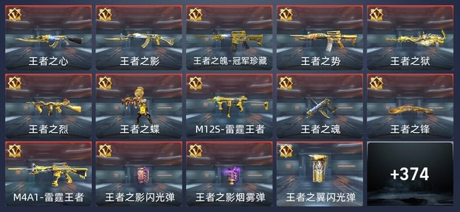 穿越火线：枪战王者23王者 376英雄武器 12英雄角色 735万化 传奇