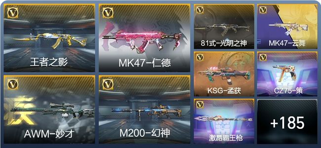 穿越火线：枪战王者9王者武器 194英雄武器 4英雄角色 324万化 枪圣S