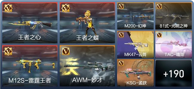 穿越火线：枪战王者V3 炫闪5王者 199英雄武器 5英雄角色 298万化 专家S