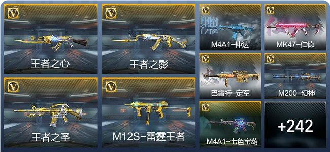 穿越火线：枪战王者14王者武器 251英雄武器 9英雄角色 337万化 枪王