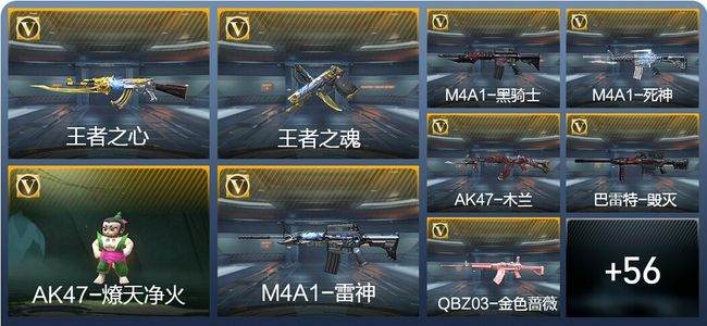 穿越火线：枪战王者6王者武器 65英雄武器 68万化 专家S