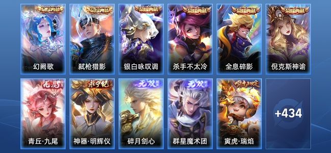 王者荣耀【苹果版】V10 6典藏 4无双 58传说 137史诗 445皮肤 至尊星耀III