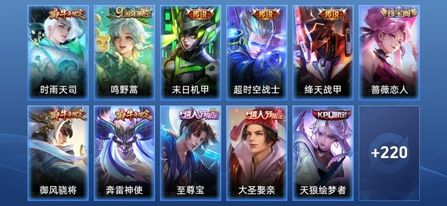 王者荣耀V7 5传说 58史诗 231皮肤 尊贵铂金III