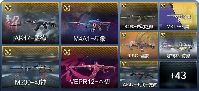 穿越火线：枪战王者【苹果版】V8 4王者武器 193英雄武器 新锐