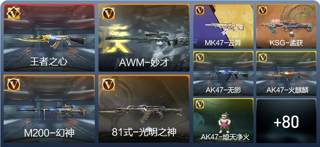 穿越火线：枪战王者V3 7王者 178英雄武器 专家