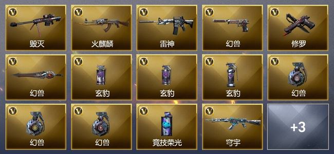 穿越火线（CF）14V武器 1V角色 6皮肤 可排位 传奇