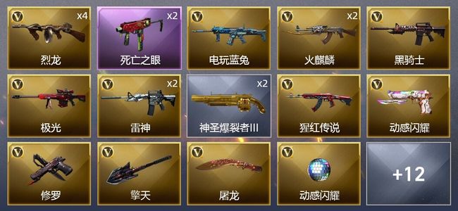 穿越火线（CF）17V武器 1V角色 12皮肤 可排位 枪王