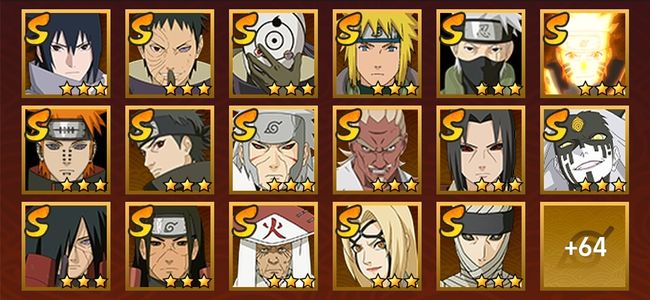 火影忍者V13 26S忍 55A忍 224忍 3145S碎片 23通灵 1000W战力 前500名 中忍