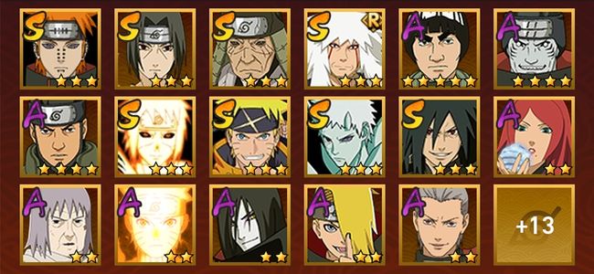 火影忍者V6 8S忍 22A忍 102忍 1142S碎片 19通灵 800W战力 前100名 暗部