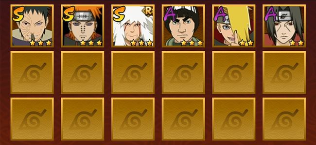 火影忍者V1 3S忍 3A忍 48忍 331S碎片 17通灵 200W战力 见习