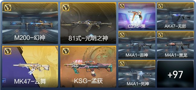 穿越火线：枪战王者106英雄武器 3英雄角色 206万化 专家S