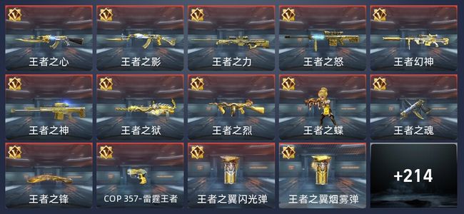 穿越火线：枪战王者25王者 219英雄武器 9英雄角色 429万化 传奇