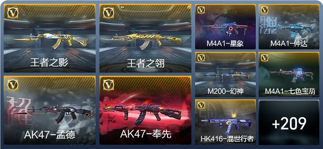 穿越火线：枪战王者18王者武器 218英雄武器 6英雄角色 441万化 枪圣S