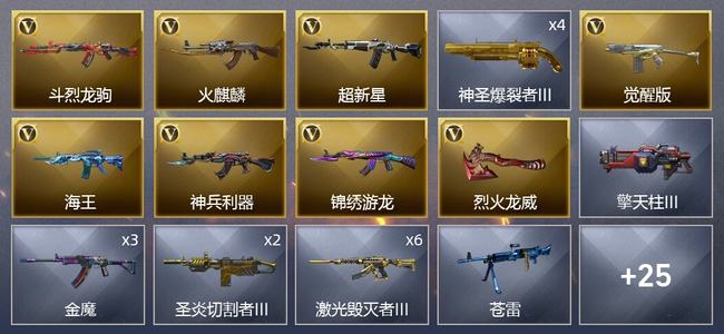 穿越火线（CF）11V武器 2V角色 5皮肤 可排位 枪王