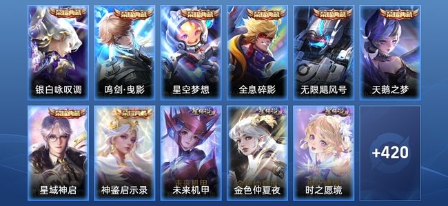 王者荣耀【苹果版】V10 8典藏 3星传说 36传说 137史诗 428皮肤 尊贵铂金II
