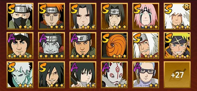 火影忍者V11 11S忍 33A忍 137忍 1484S碎片 16通灵 700W战力 暗部