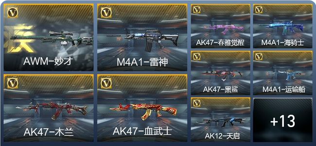 穿越火线：枪战王者V3 2王者武器 23英雄武器 35万化 枪皇SSS