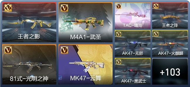 穿越火线：枪战王者V5 炫闪2王者 112英雄武器 3英雄角色 233万化 枪皇S