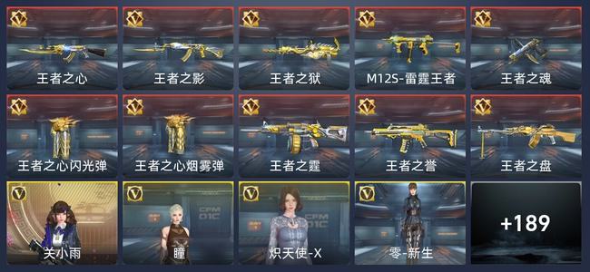 穿越火线：枪战王者V6 10王者 199英雄武器 4英雄角色 271万化 新锐
