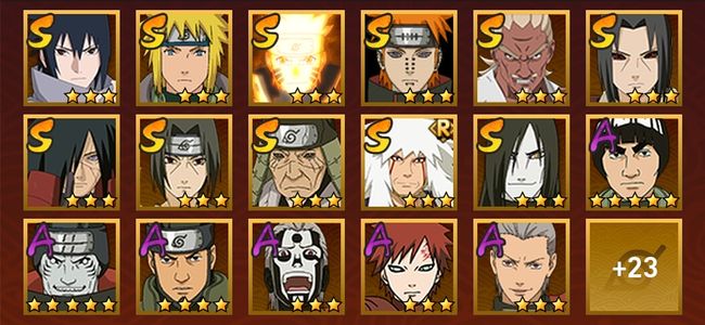 火影忍者V2 11S忍 29A忍 145忍 1369S碎片 15通灵 800W战力 前500名 暗部