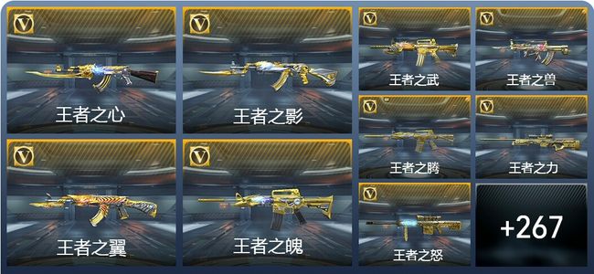 穿越火线：枪战王者V9 38王者武器 322英雄武器 7英雄角色 651万化 枪皇SSS