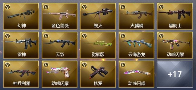 穿越火线（CF）26V武器 1V角色 8皮肤 可排位 新锐